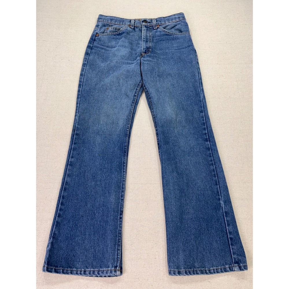 Vintage Levi's 20516 Men's 30 Orange Tab BootCut Flare Leg Denim Jeans 1985